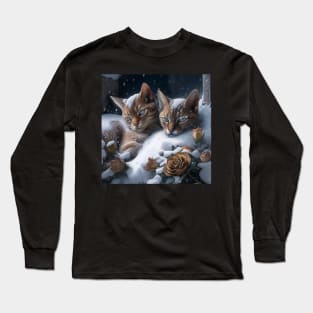 Abyssinian Cats Frozen Long Sleeve T-Shirt